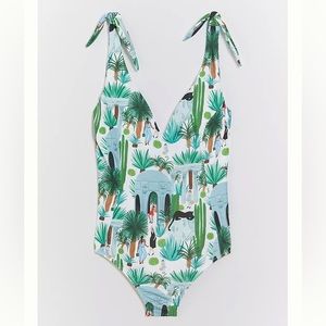 Anthropologie x Isabelle Feliu Bodo One Piece Swimsuit XL $128 (NWOT)